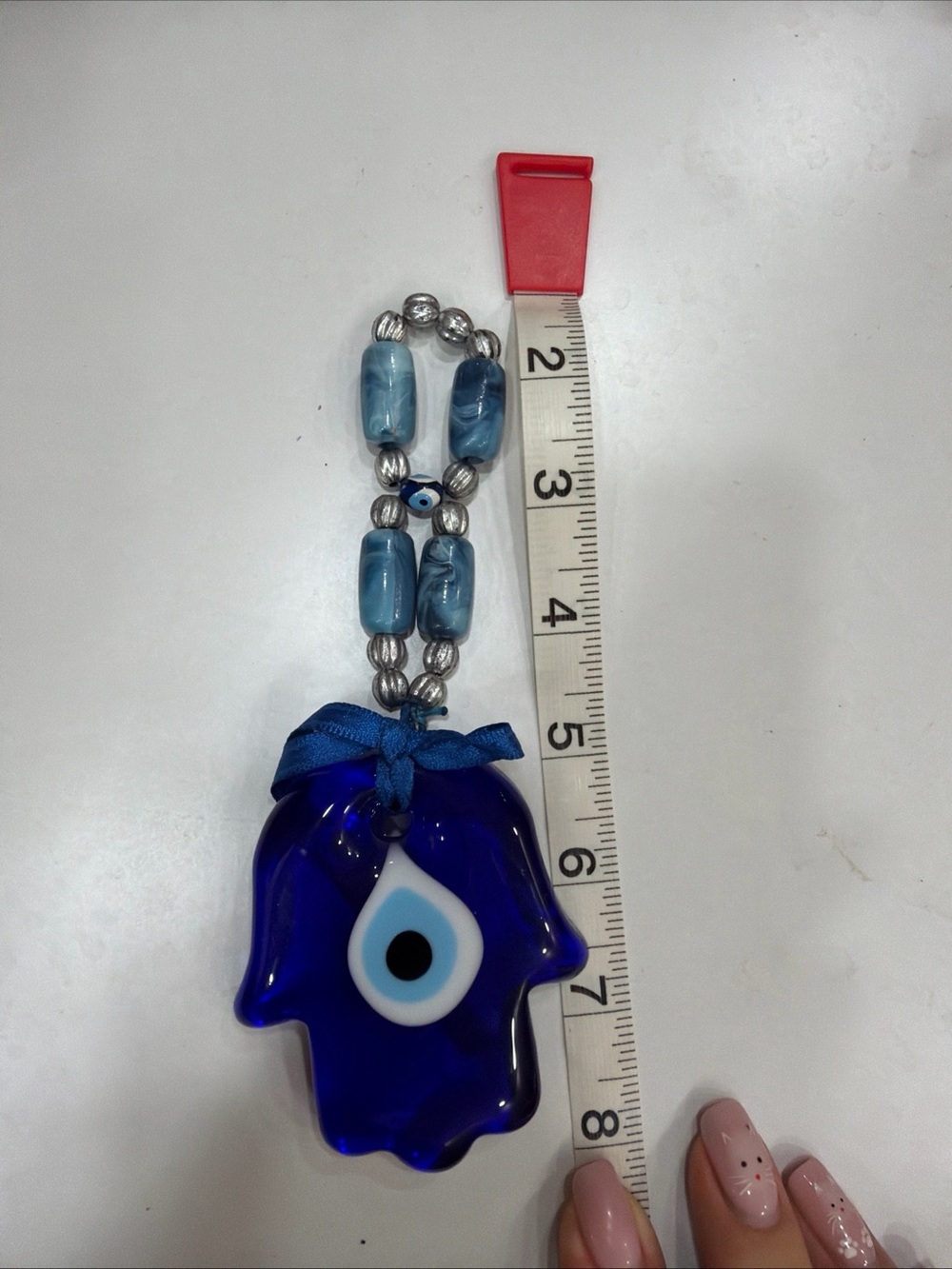 Blue Hamsa Evil Eye Hanging Charm for Kids Accessories